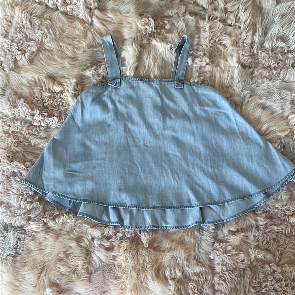 Lou & Grey Blue Flowy Tank Top